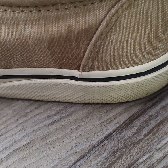 Sperry top sider tan  canvas loafers Sz 11.5 - Picture 4 of 8